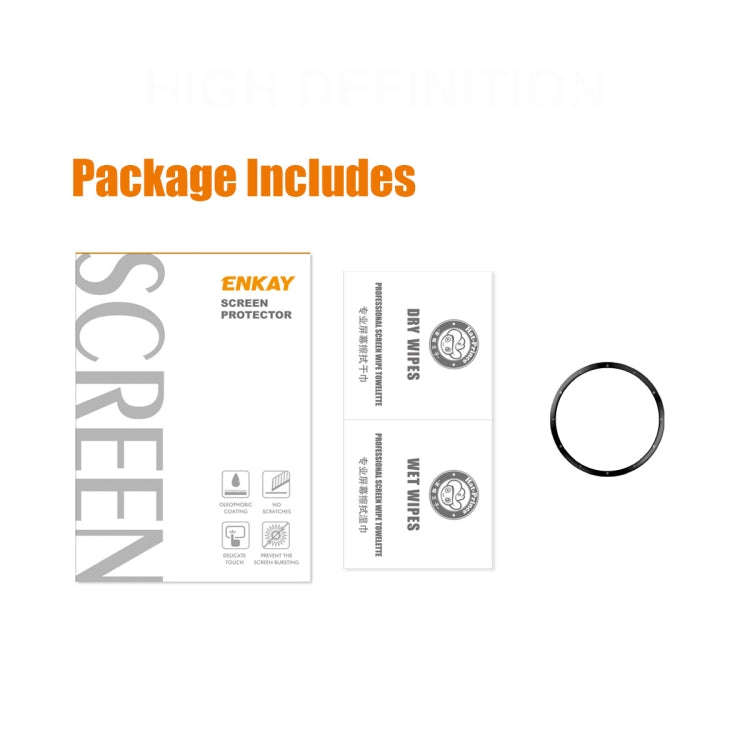 For Garmin Venu 3 ENKAY 3D Full Coverage Soft PC Edge PMMA HD Screen Protector Film