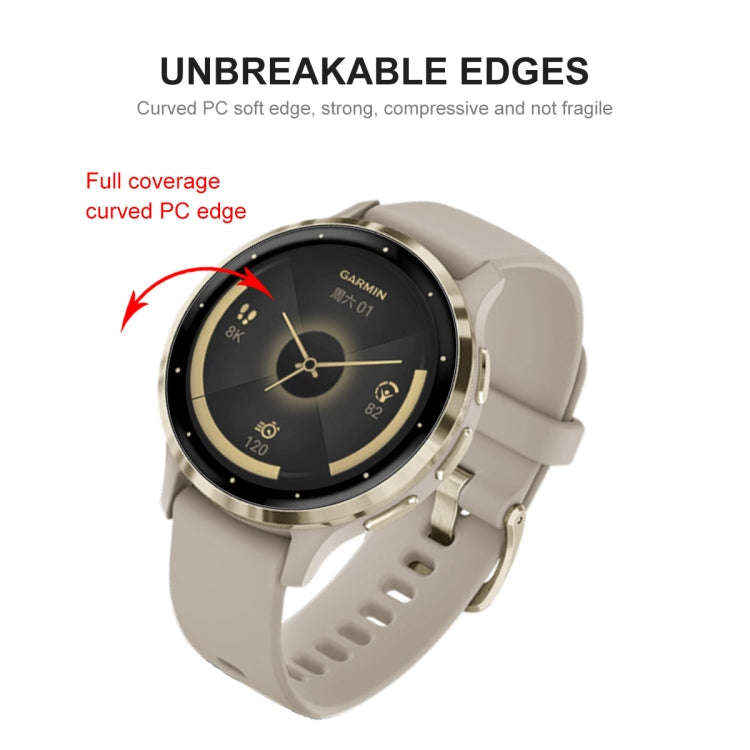 For Garmin Venu 3S ENKAY 3D Full Coverage Soft PC Edge PMMA HD Screen Protector Film