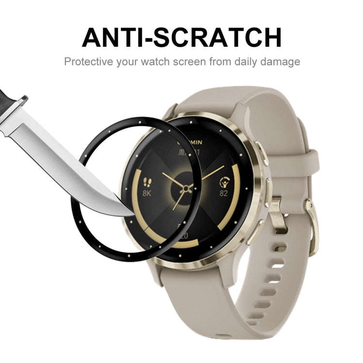 For Garmin Venu 3S ENKAY 3D Full Coverage Soft PC Edge PMMA HD Screen Protector Film