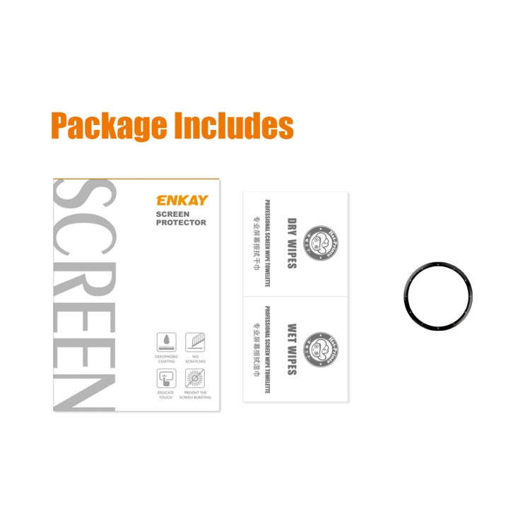 For Garmin Venu 3S ENKAY 3D Full Coverage Soft PC Edge PMMA HD Screen Protector Film