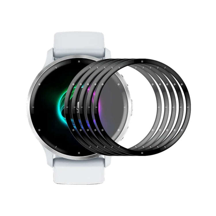 For Garmin Venu 3 5pcs ENKAY 3D Full Coverage Soft PC Edge PMMA HD Screen Protector Film