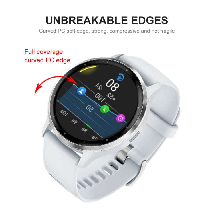 For Garmin Venu 3 5pcs ENKAY 3D Full Coverage Soft PC Edge PMMA HD Screen Protector Film