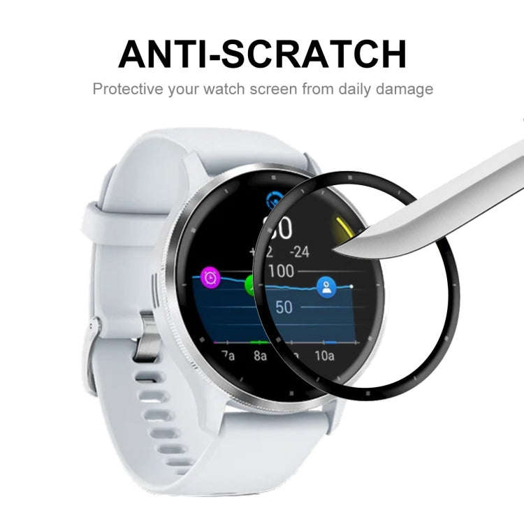 For Garmin Venu 3 10pcs ENKAY 3D Full Coverage Soft PC Edge PMMA HD Screen Protector Film