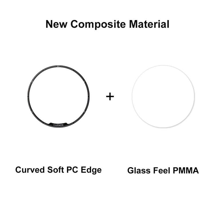 For Garmin Fenix 7 Pro 10pcs ENKAY 3D Full Coverage Soft PC Edge PMMA HD Screen Protector Film
