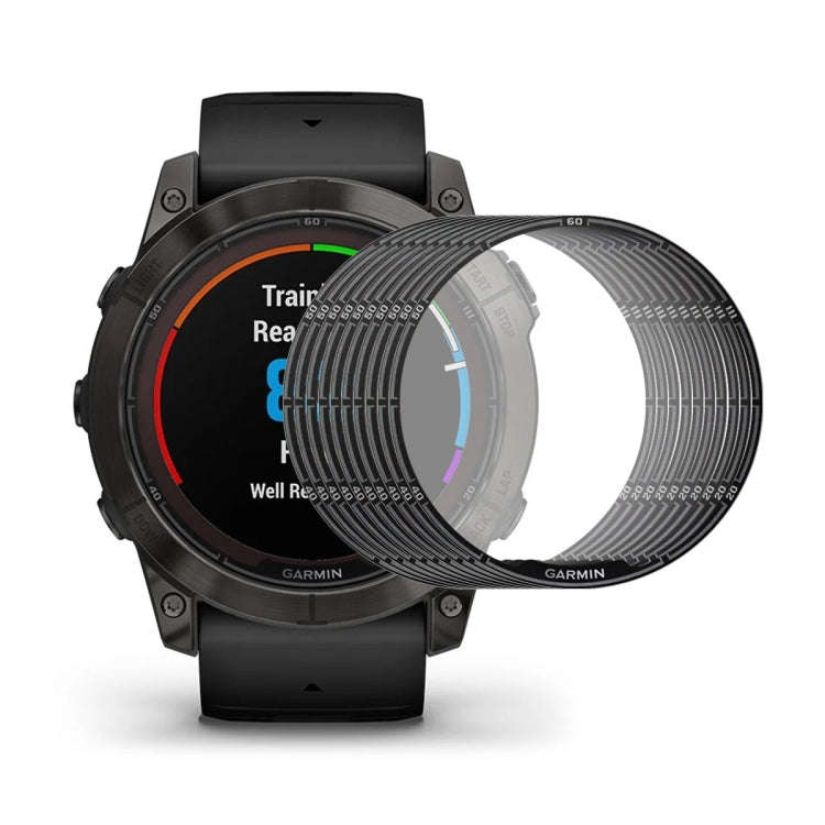 For Garmin Fenix 7X Pro 10pcs ENKAY 3D Full Coverage Soft PC Edge PMMA HD Screen Protector Film