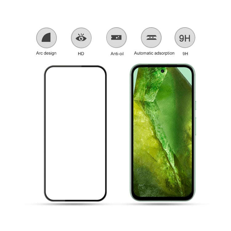 For Google Pixel 8a mocolo 2.5D Full Glue Full Cover Tempered Glass Film