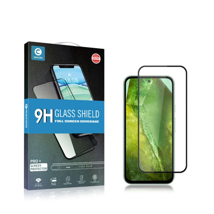 For Google Pixel 8a mocolo 2.5D Full Glue Full Cover Tempered Glass Film
