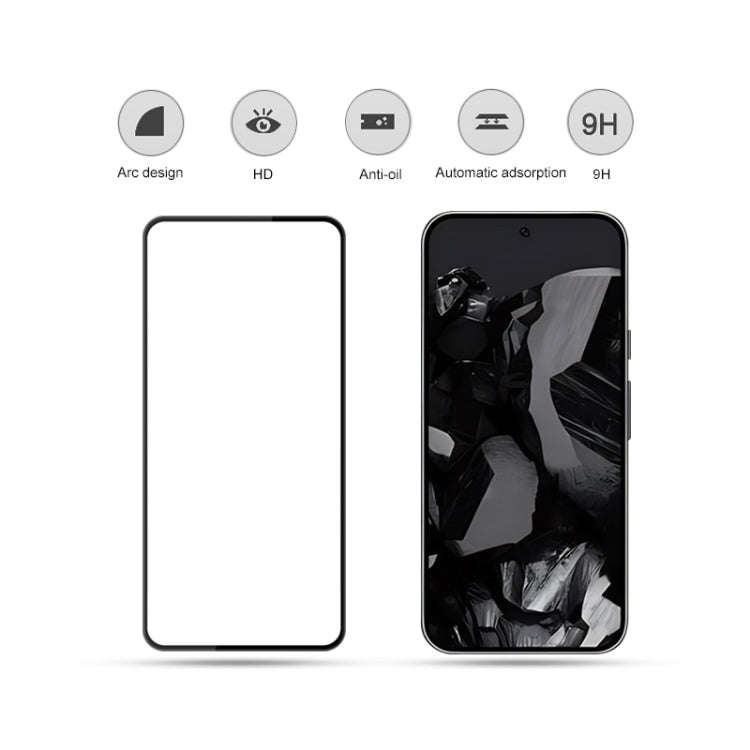 For Google Pixel 9 mocolo 2.5D Full Glue Full Cover Tempered Glass Film