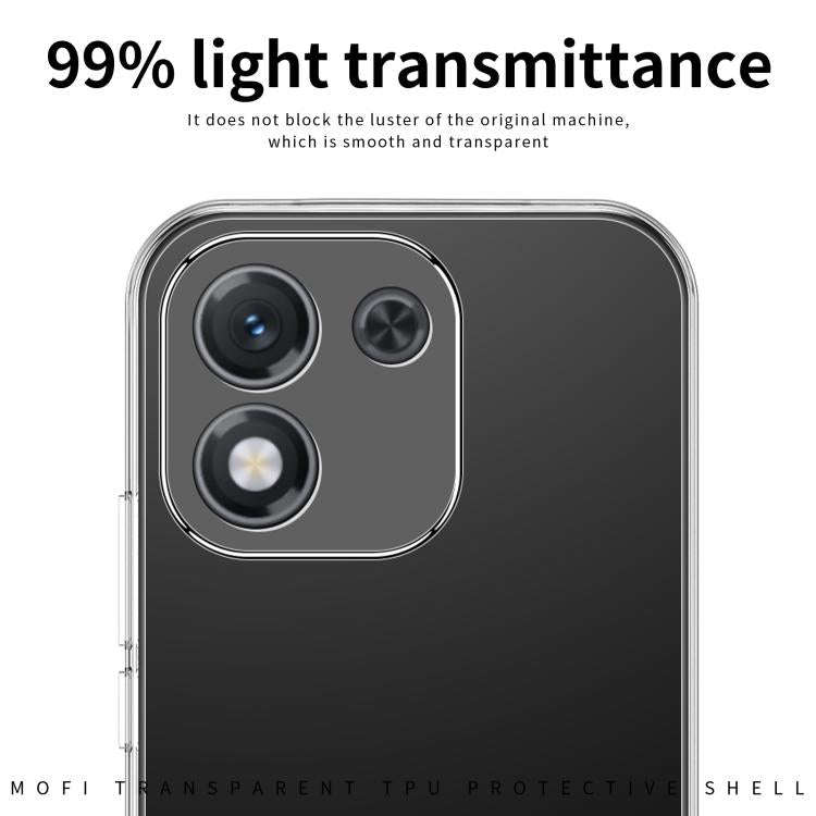For Honor X70i MOFI Ming Series Ultra-thin TPU Phone Case(Transparent)