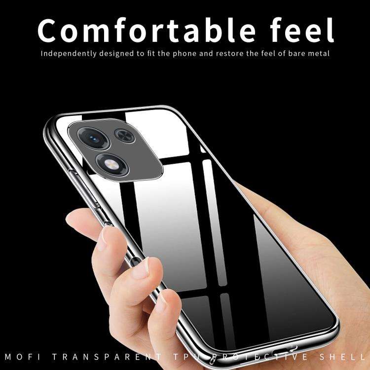 For Honor X70i MOFI Ming Series Ultra-thin TPU Phone Case(Transparent)