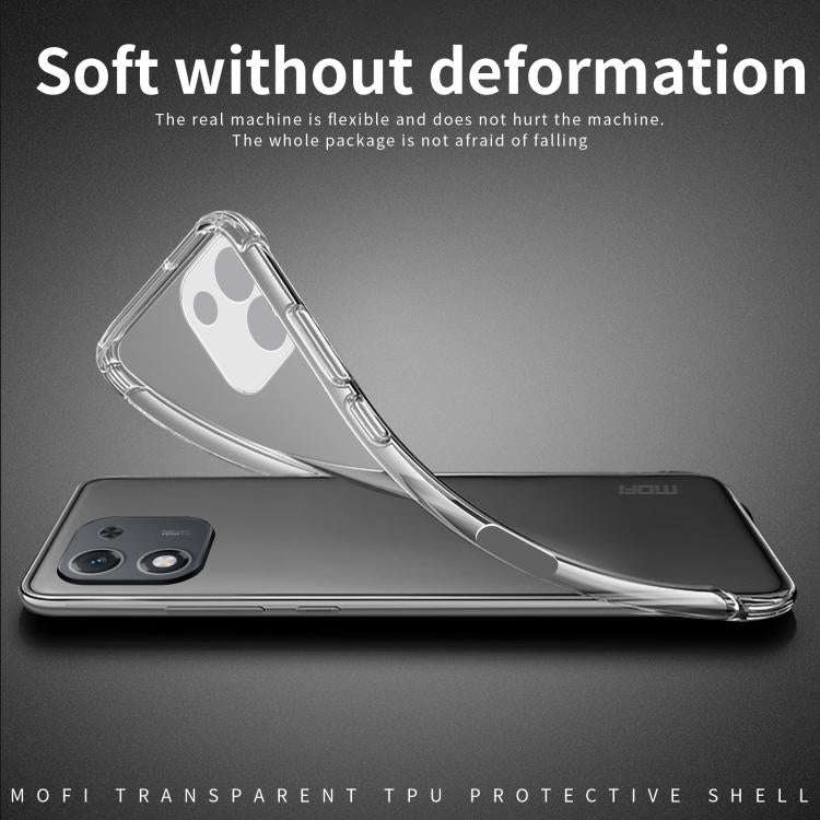 For Honor X70i MOFI Ming Series Ultra-thin TPU Phone Case(Transparent)