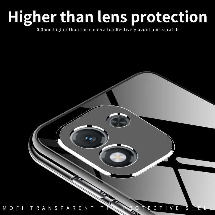 For Honor X70i MOFI Ming Series Ultra-thin TPU Phone Case(Transparent)