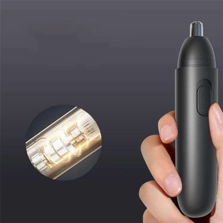 GT-2220A Portable Electric USB Rechargeable Nose Hair Trimmer(Black)