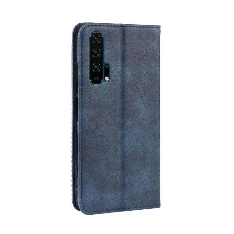 Magnetic Buckle Retro Crazy Horse Texture Horizontal Flip Leather Case for HUAWEI Honor 20pro , w...