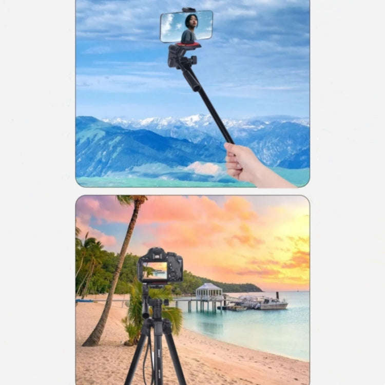 JMARY KP2209 Horizontal Extension Rod Cell Phone Camera Folding Tripod Stand