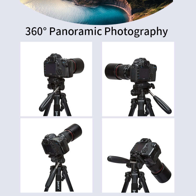JMARY KP2234 Telescopic Aluminum Alloy SLR Camera Phone Live Streaming  Photography Tripod(Blue)