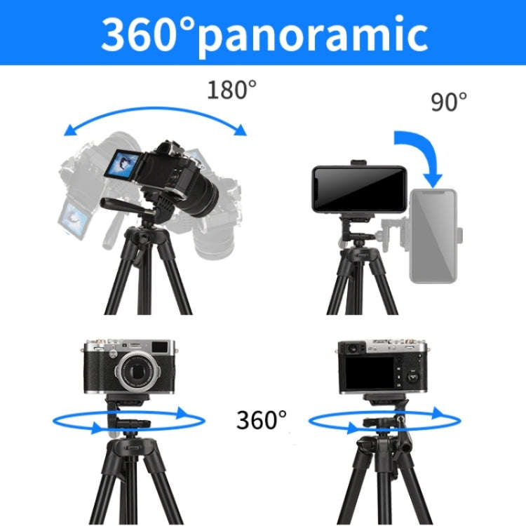 JMARY KP2205 Travel Tripod Mobile Phone Holder Telescopic Camera Mount Tripod Stand