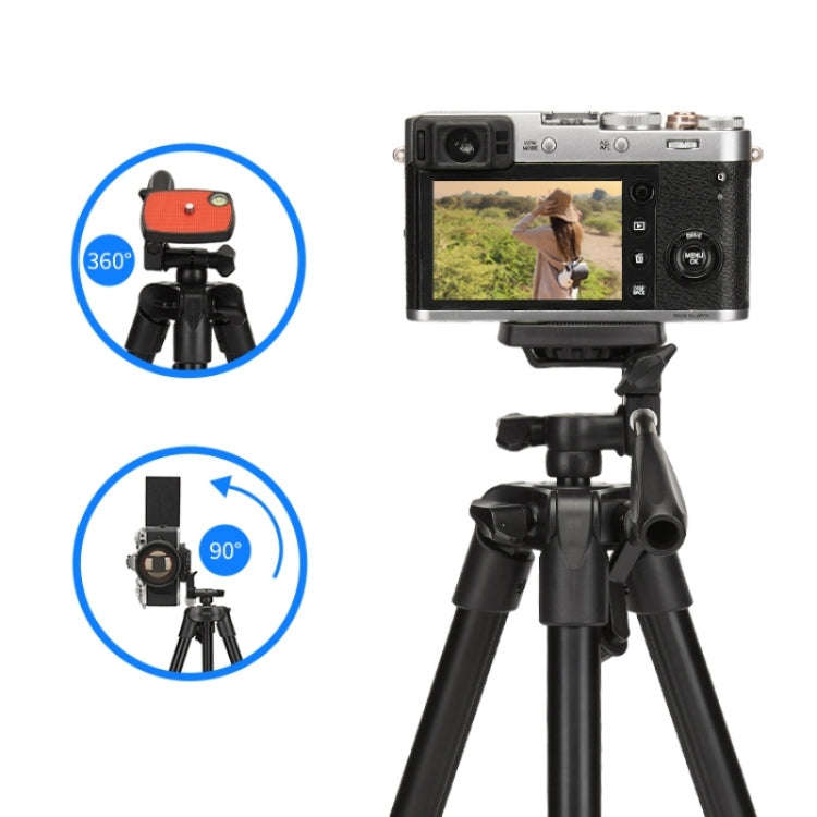JMARY KP2205 Travel Tripod Mobile Phone Holder Telescopic Camera Mount Tripod Stand