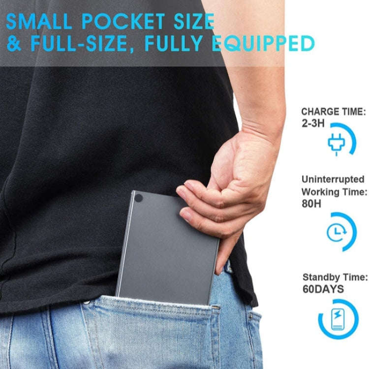 FK328T Cell Phone Tablet Laptop Wireless Bluetooth Keyboard Portable 3-Folded Keyboard