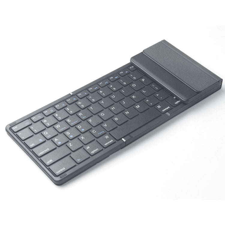 B099 Tablets Laptops 3-Mode Wireless Bluetooth Keyboard Rechargeable Folding Silent Keyboard
