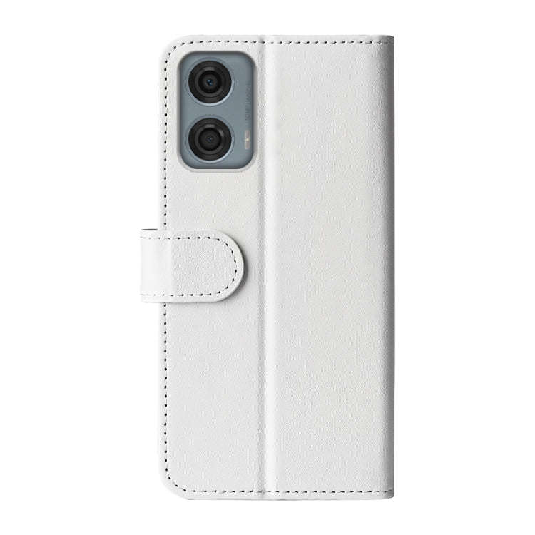 For Motorola Moto G24 Power R64 Texture Horizontal Flip Leather Phone Case(White)