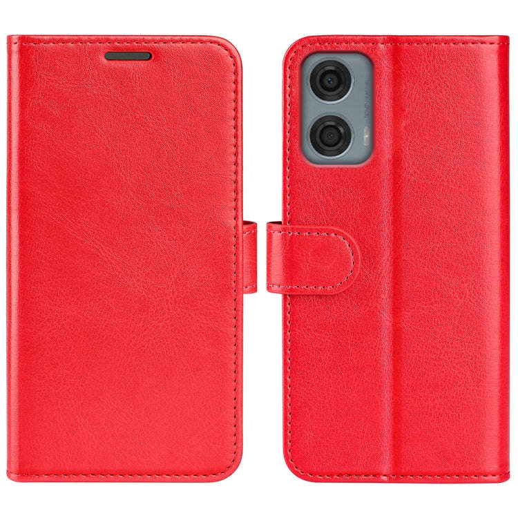 For Motorola Moto G24 Power R64 Texture Horizontal Flip Leather Phone Case(Red)