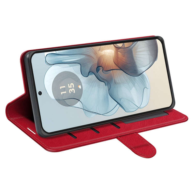 For Motorola Moto G24 Power R64 Texture Horizontal Flip Leather Phone Case(Red)