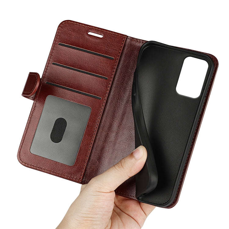 For Motorola Moto G24 Power R64 Texture Horizontal Flip Leather Phone Case(Brown)