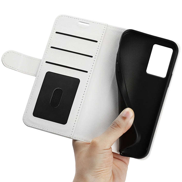 For Motorola Edge 5G 2024 R64 Texture Horizontal Flip Leather Phone Case(White)