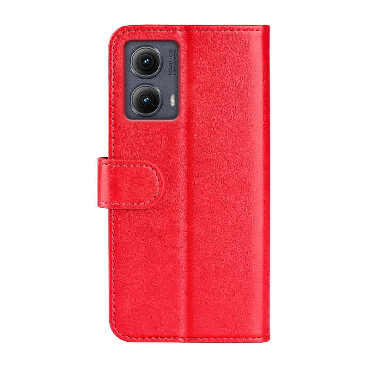 For Motorola Edge 5G 2024 R64 Texture Horizontal Flip Leather Phone Case(Red)