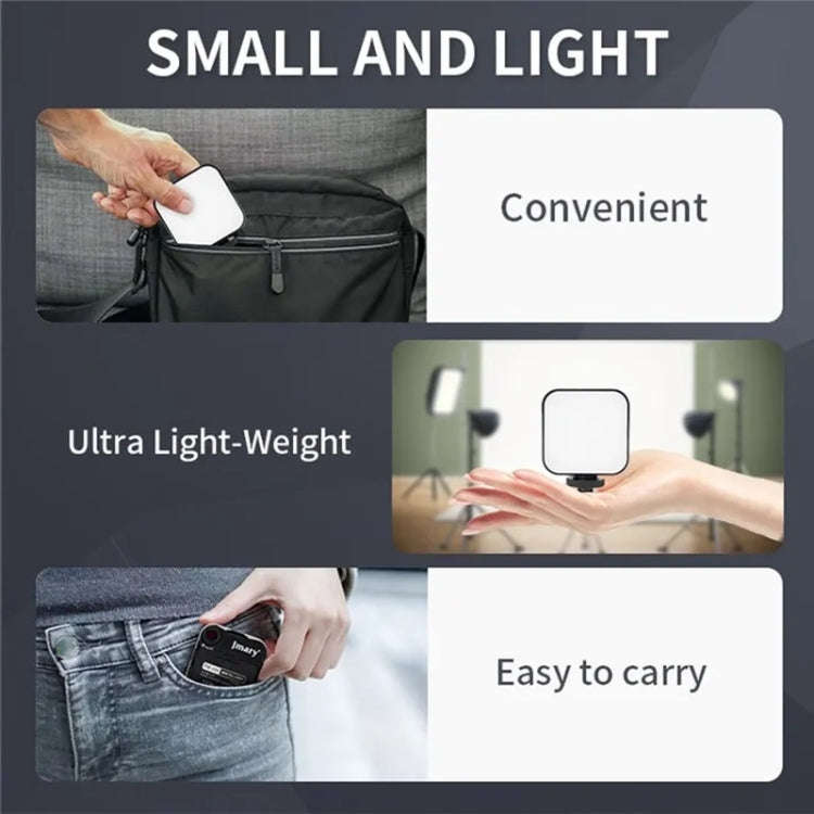 JMARY FM-48R Dimmable Photography LED Fill Light Portable Mini Camera Phone Fill Light