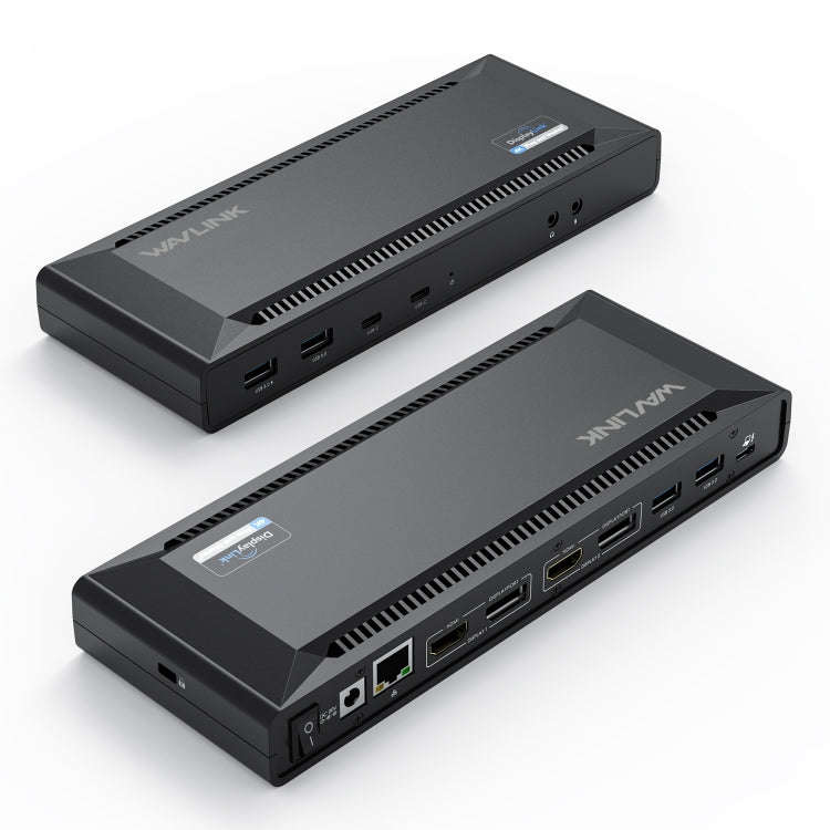 Wavlink UG69PD2 Dual 4K Fast Charging Integrated Docking Station, Plug:EU Plug