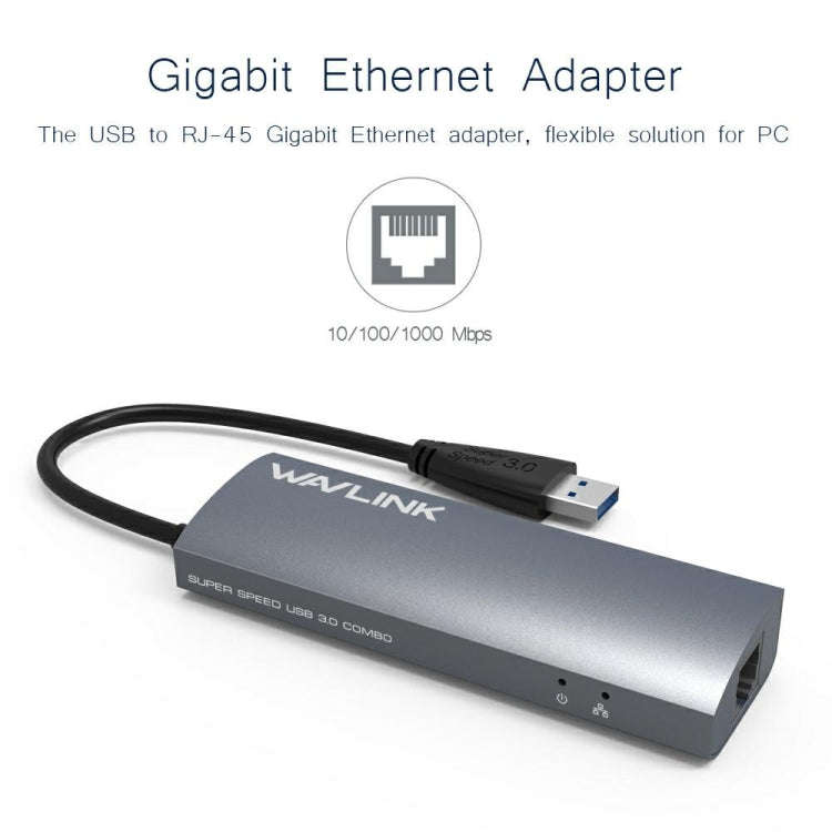 Wavlink UH3031G 10 in 1 Type-C to USB 3.0 Dock USB 3 Ports Hub HDMI Adapter
