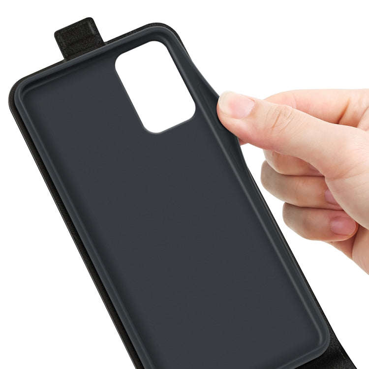 For Motorola Moto G24 Power R64 Texture Single Vertical Flip Leather Phone Case(Black)