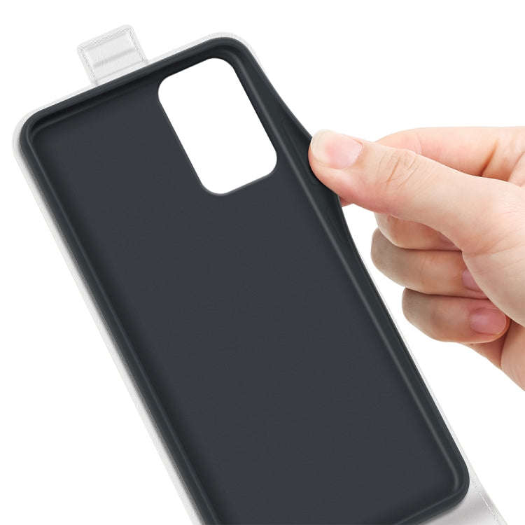 For Motorola Moto G24 Power R64 Texture Single Vertical Flip Leather Phone Case(White)