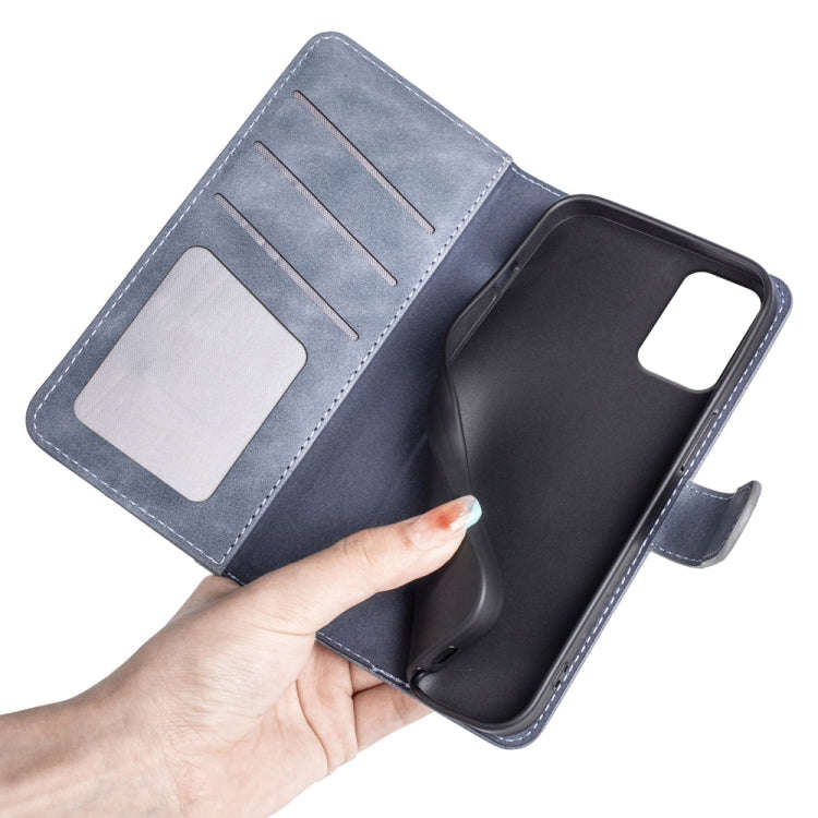 For Motolora Moto G24 Power Stitching Horizontal Flip Leather Phone Case(Blue)