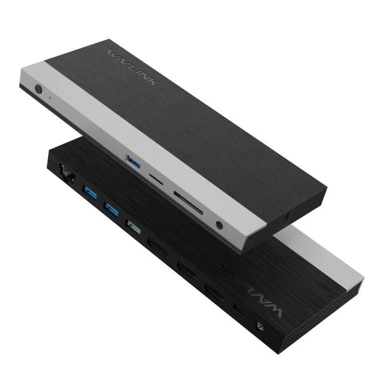 Wavlink UMD05 Display Port HDMI Port RJ45 Ethernet Triple Display MST Laptop Docking Station, Plu...