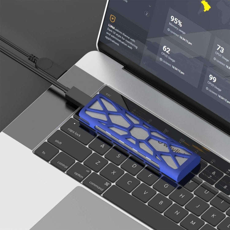 Wavlink ST338C M.2 NVMe SSD PCIE UASP M Key NGFF SATA USB-C SDD Hard Disk Box Adapter