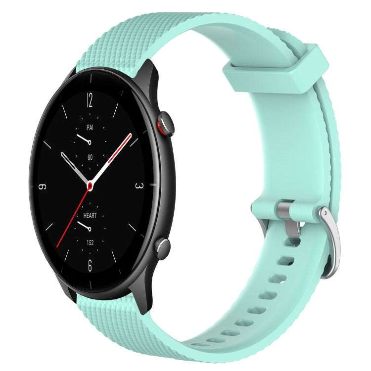 For Amazfit GTR 2e 22mm Diamond Textured Silicone Watch Band(Water Duck)