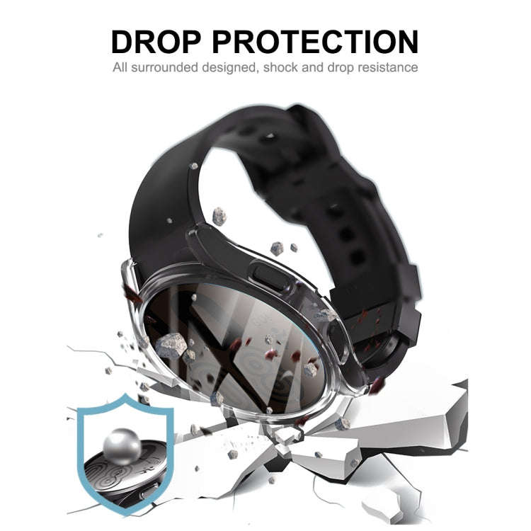 For Samsung Galaxy Watch6 40mm ENKAY Hat-Prince Full Coverage Transparent Soft TPU Case with Scre...