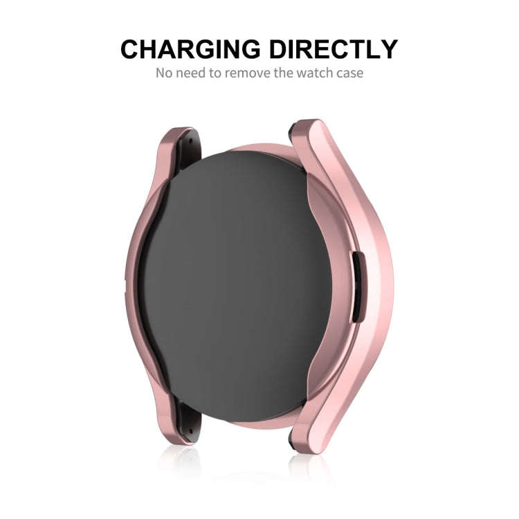 For Samsung Galaxy Watch6 44mm ENKAY Hat-Prince Full Coverage Electroplated Soft TPU Case with Sc...
