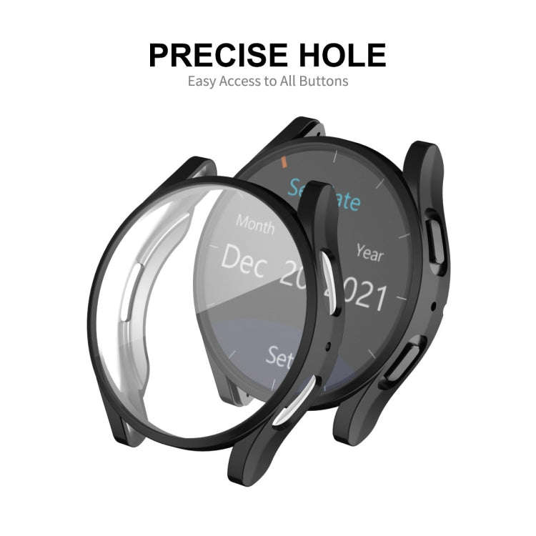 For Samsung Galaxy Watch6 44mm ENKAY Hat-Prince Full Coverage Electroplated Soft TPU Case with Sc...