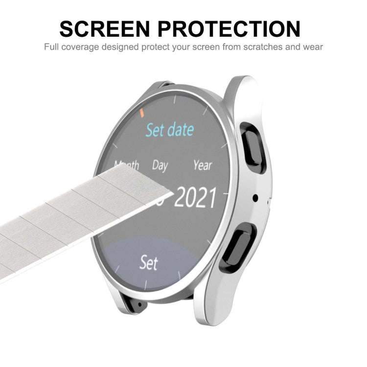 For Samsung Galaxy Watch6 44mm ENKAY Hat-Prince Full Coverage Electroplated Soft TPU Case with Sc...