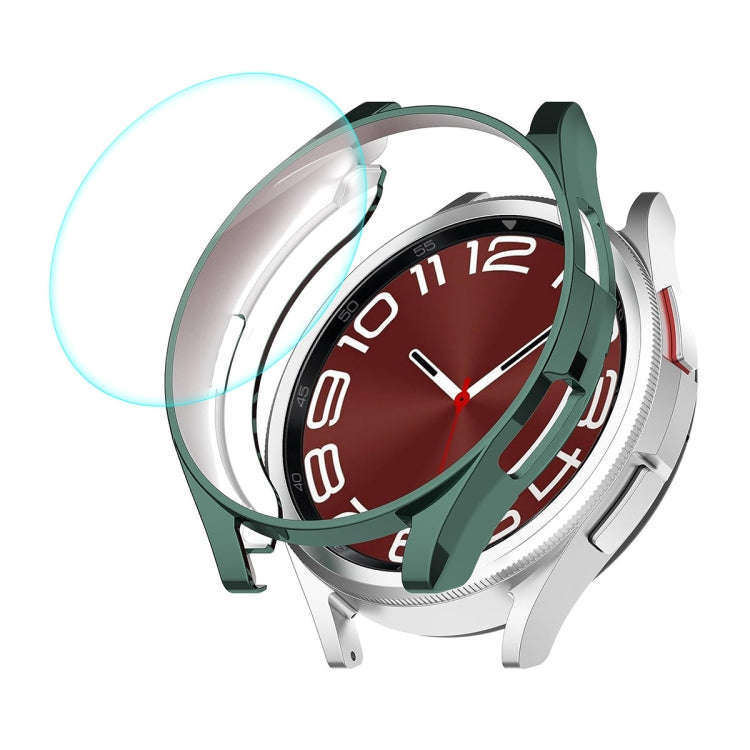 For Samsung Galaxy Watch6 Classic 43mm ENKAY Hat-Prince Electroplated Soft TPU Case + 0.2mm 9H Gl...
