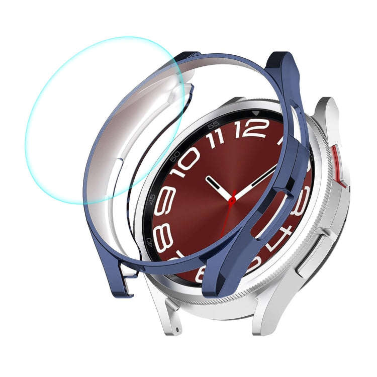 For Samsung Galaxy Watch6 Classic 43mm ENKAY Hat-Prince Electroplated Soft TPU Case + 0.2mm 9H Gl...