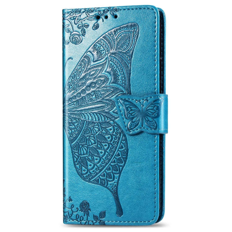 Butterfly Love Flowers Embossing Horizontal Flip Leather Case For One Plus 7  with Holder & Card ...