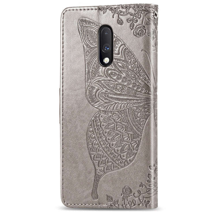 Butterfly Love Flowers Embossing Horizontal Flip Leather Case For One Plus 7  with Holder & Card ...