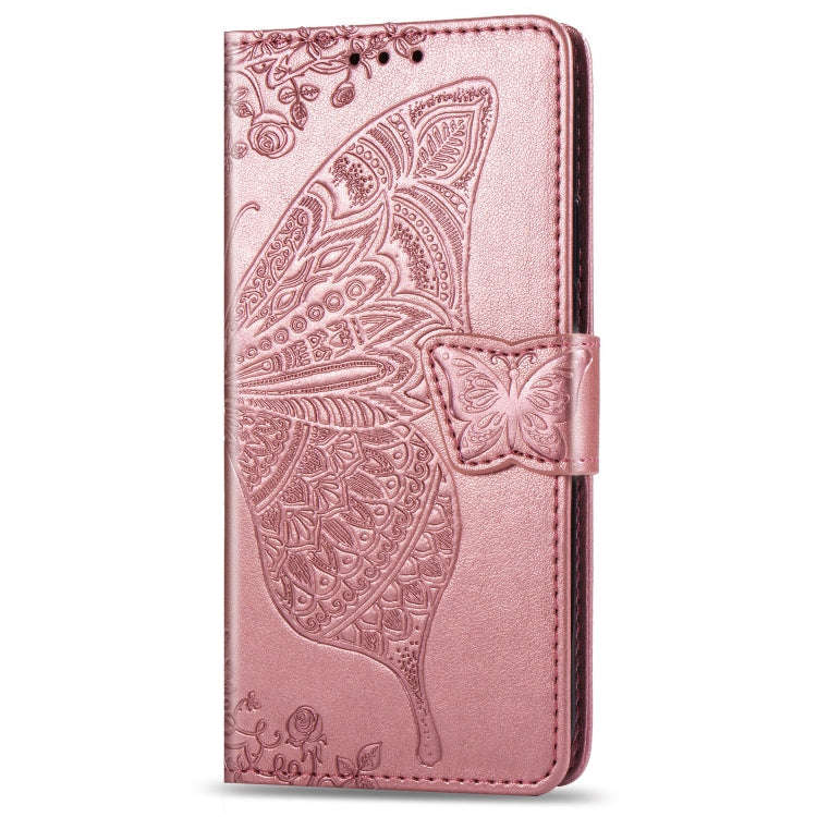 Butterfly Love Flowers Embossing Horizontal Flip Leather Case For One Plus 7  with Holder & Card ...