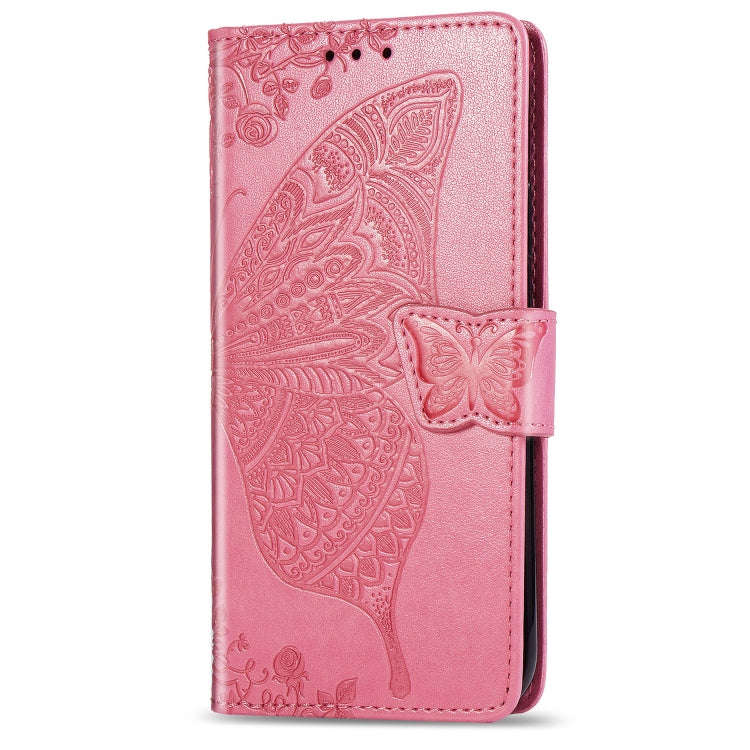 Butterfly Love Flowers Embossing Horizontal Flip Leather Case For One Plus 7  with Holder & Card ...