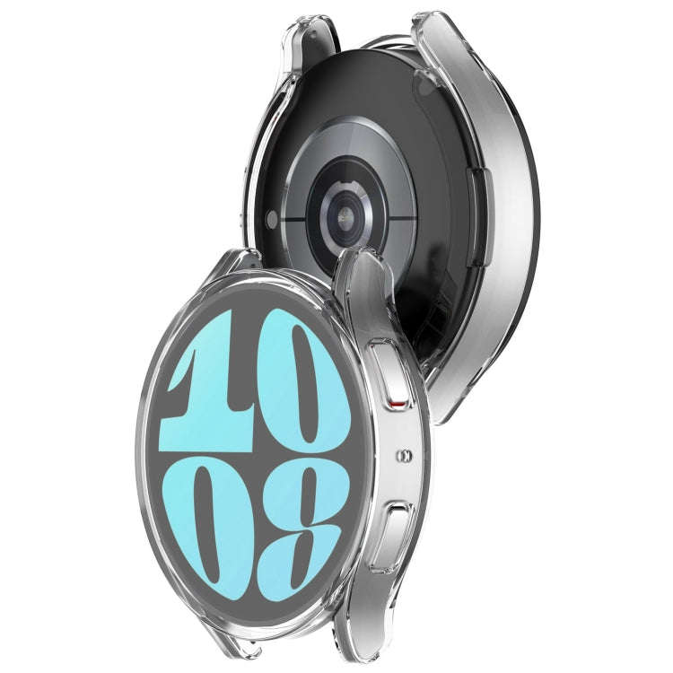 For Samsung Galaxy Watch 6 44mm Fully Enclosed TPU Watch Protective Case(Sliver)